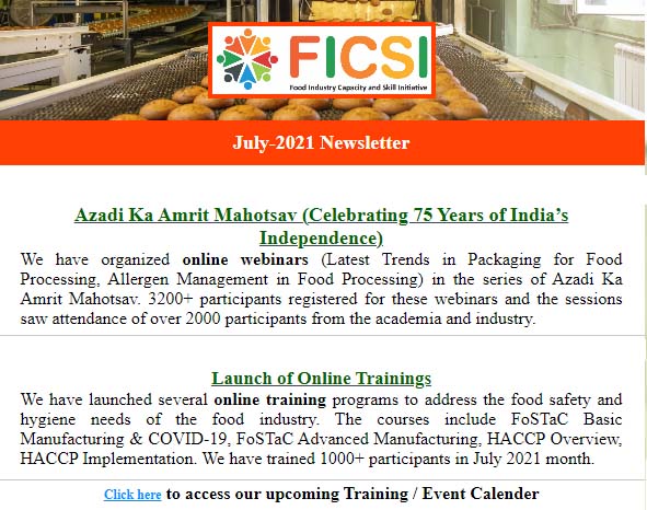 July 2021 Newsletter